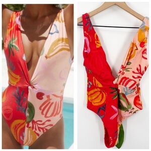 Farm Rio Mixed Fruits Ocean One Piece